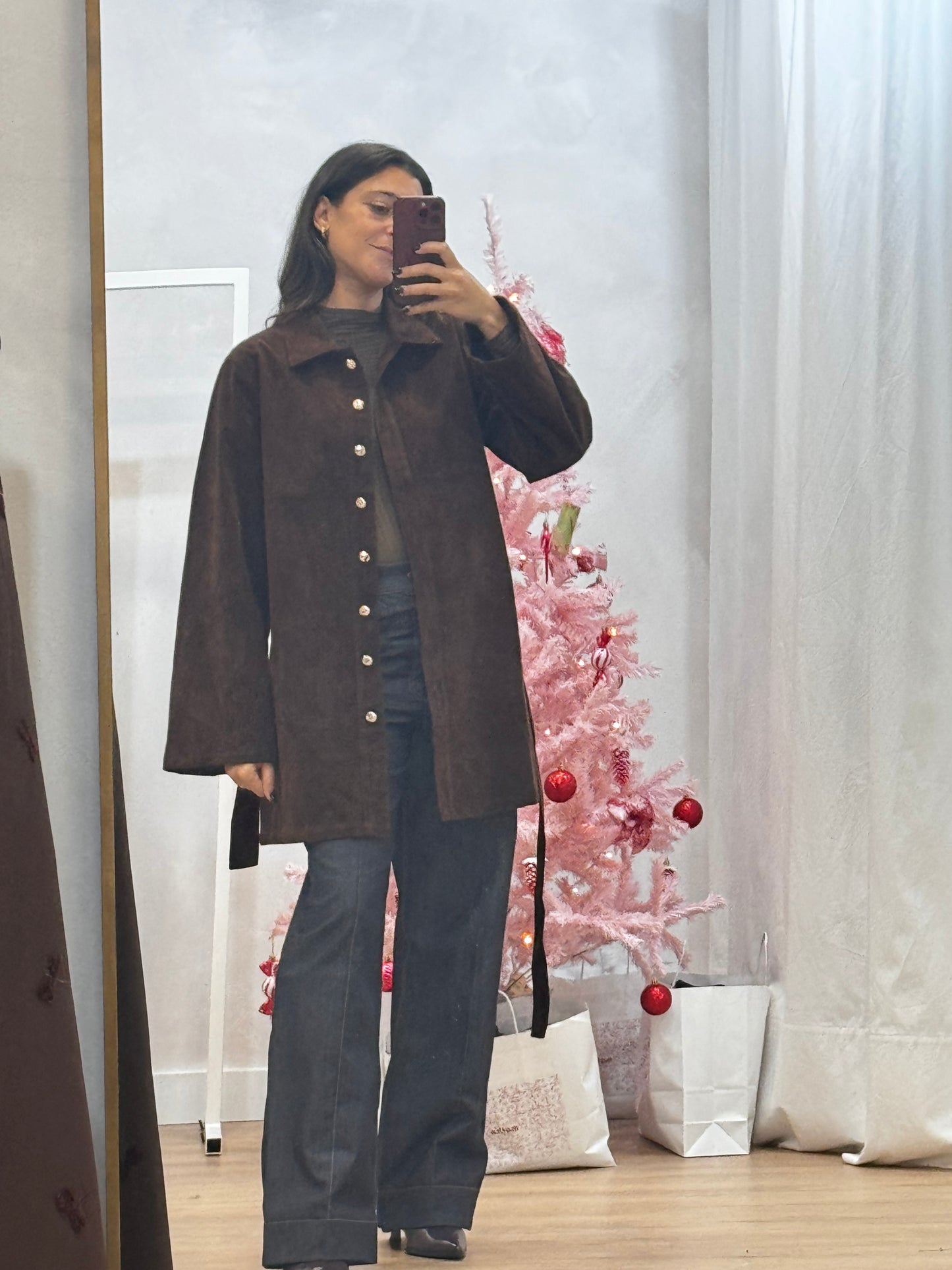 Vestido/Casaco Suede Siena