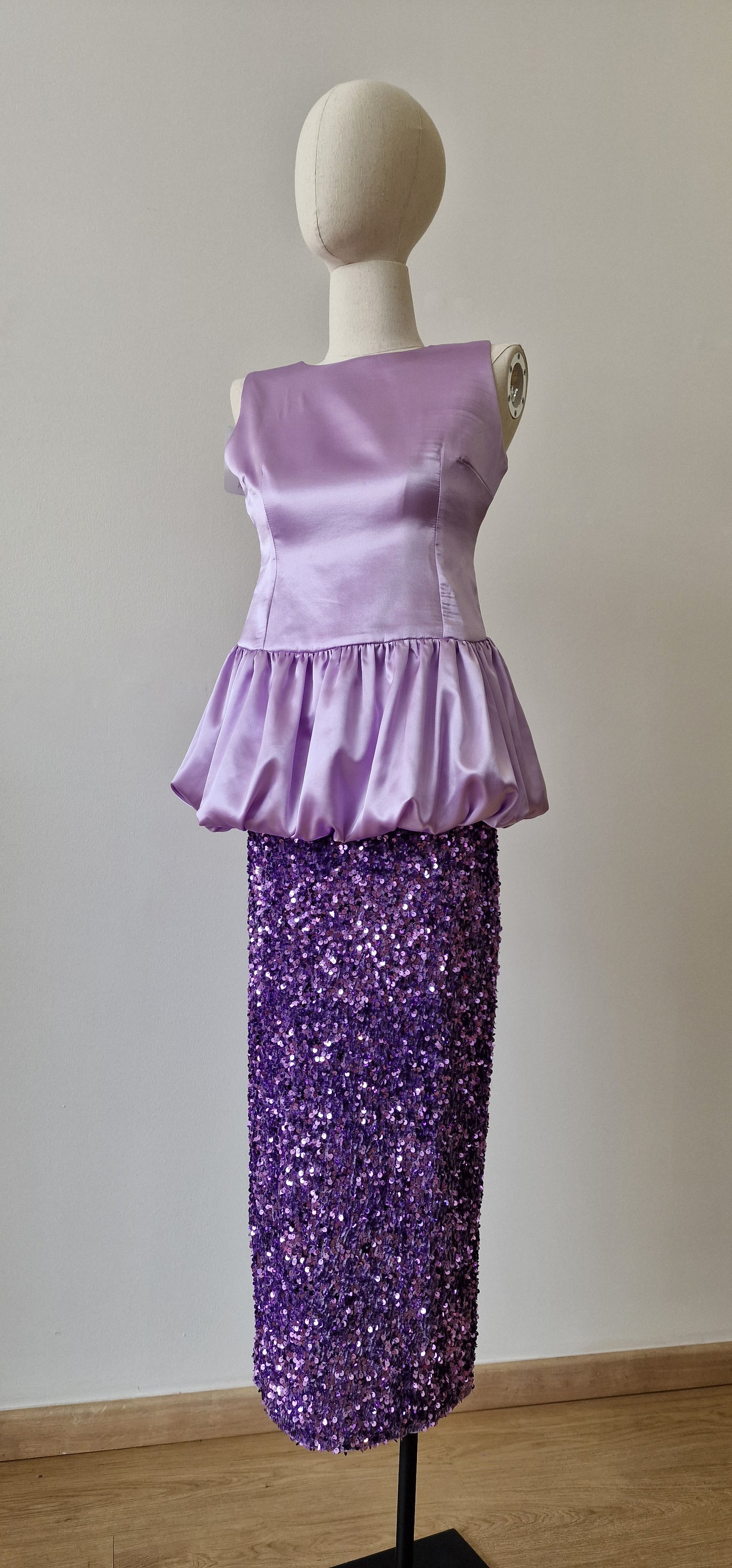 Top Peplum Acetinado