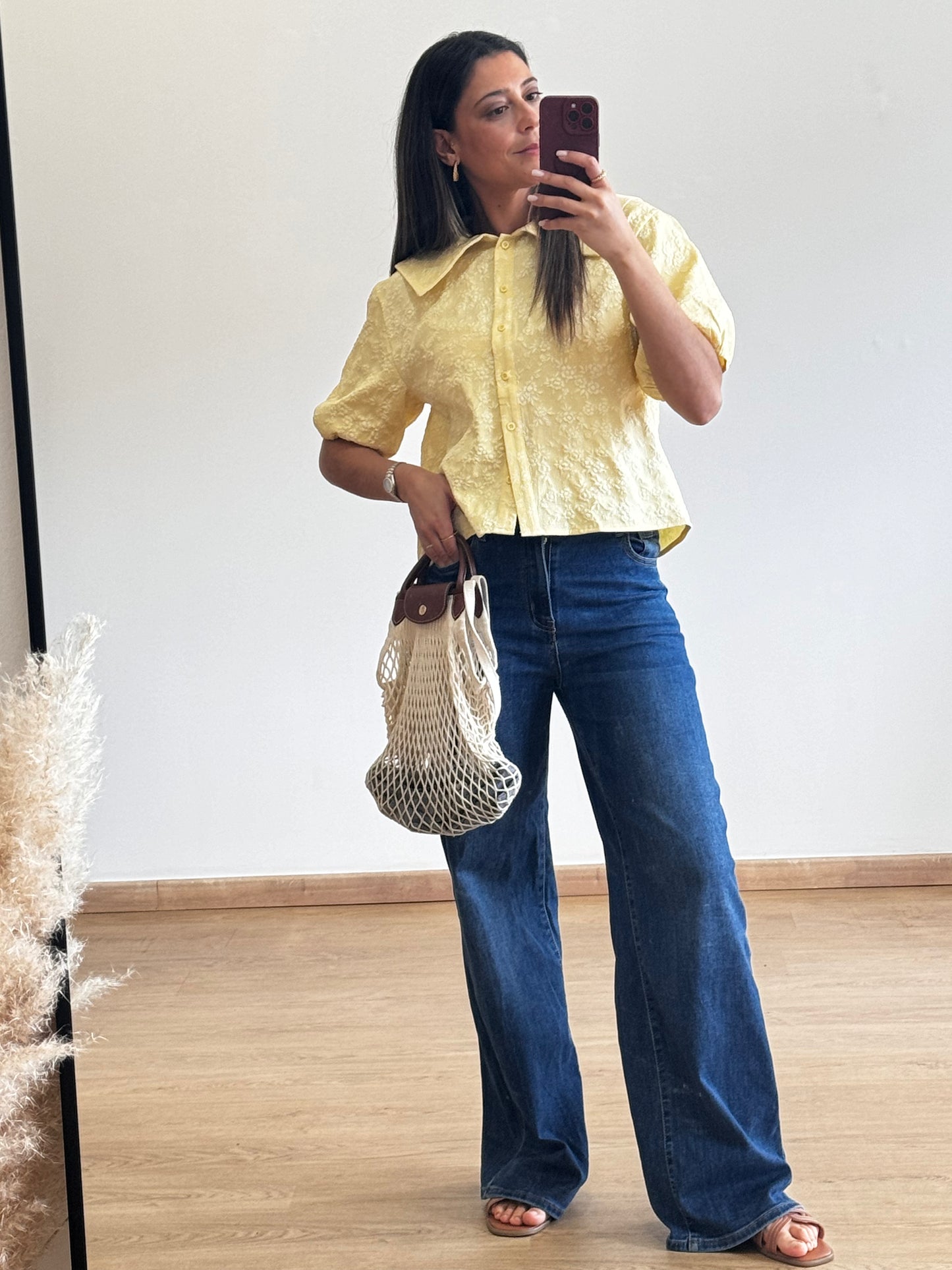 Blusa Jaqcuard Gola Doll