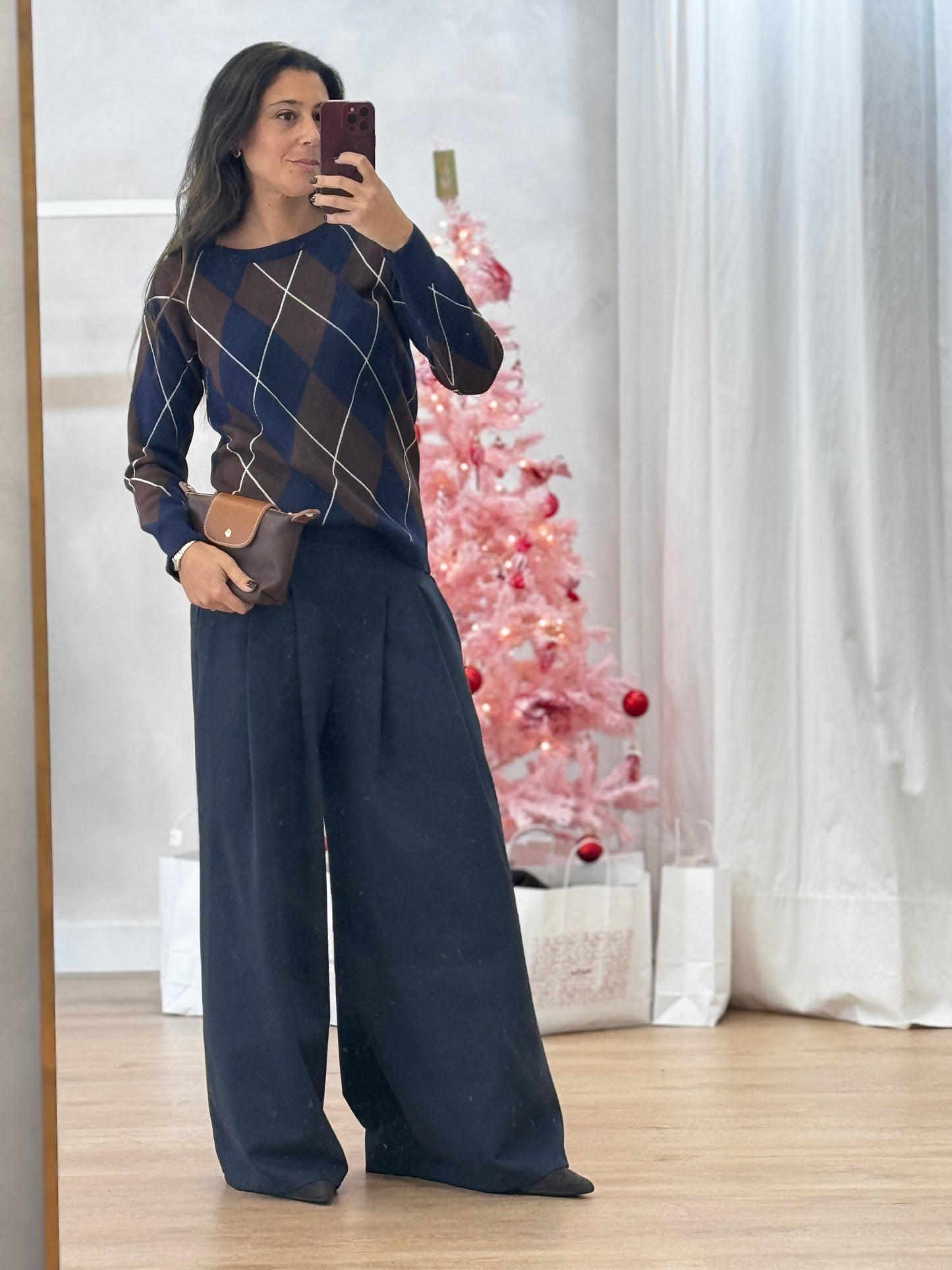 Calça pantalona fluida