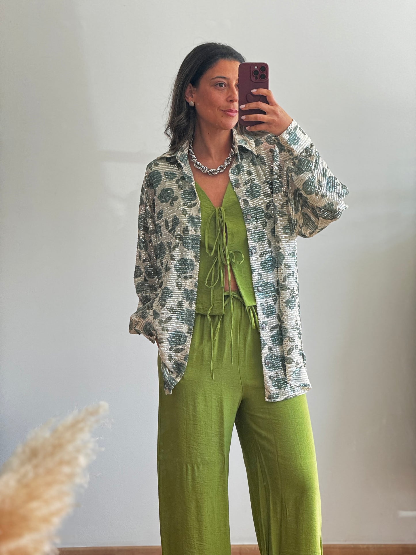 Camisa Lantejoulas Grose