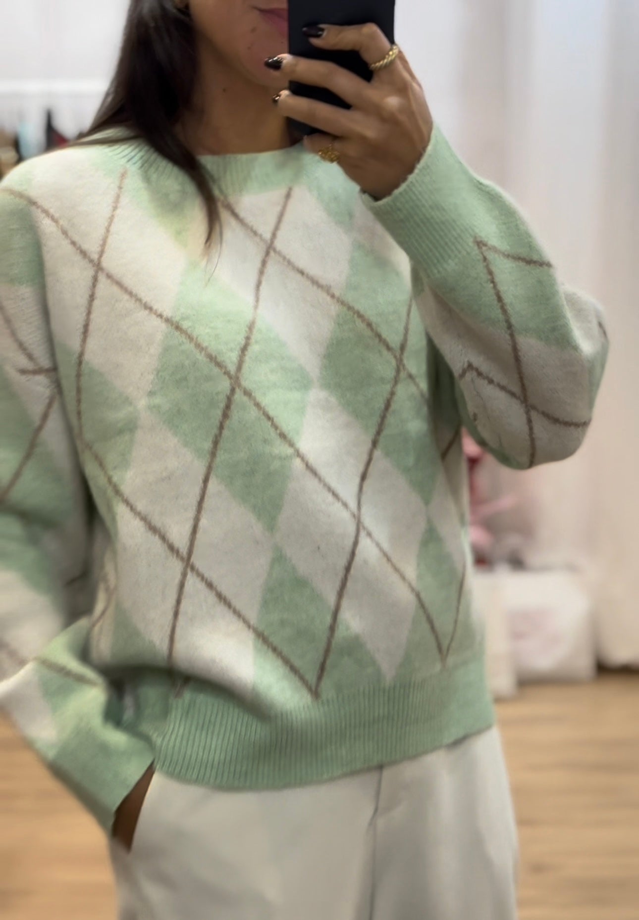 Camisola Pastel Argyle