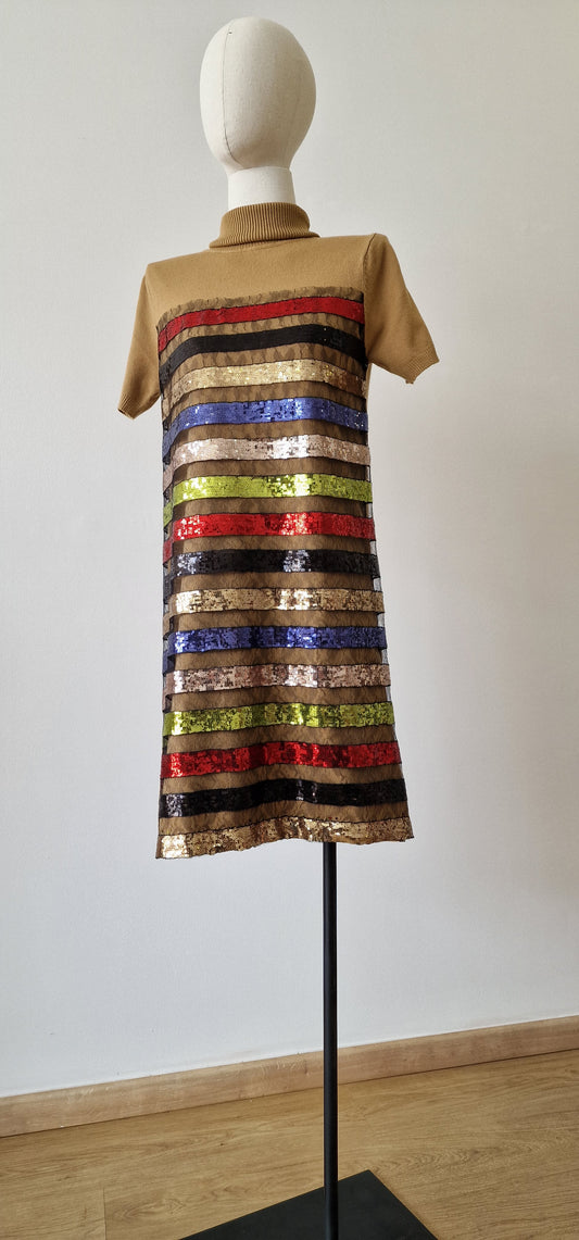 Vestido Bling Stripes
