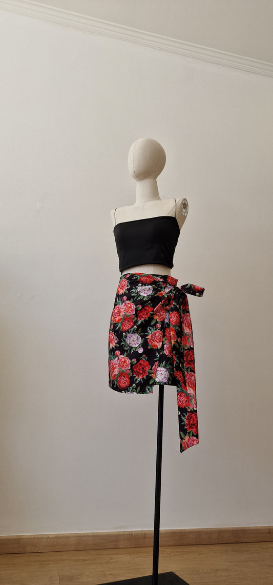 Saia estampado floral