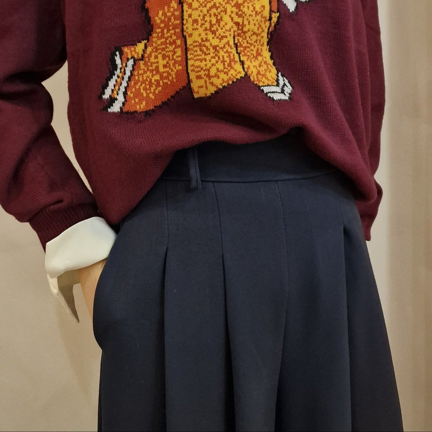 Calça pantalona fluida