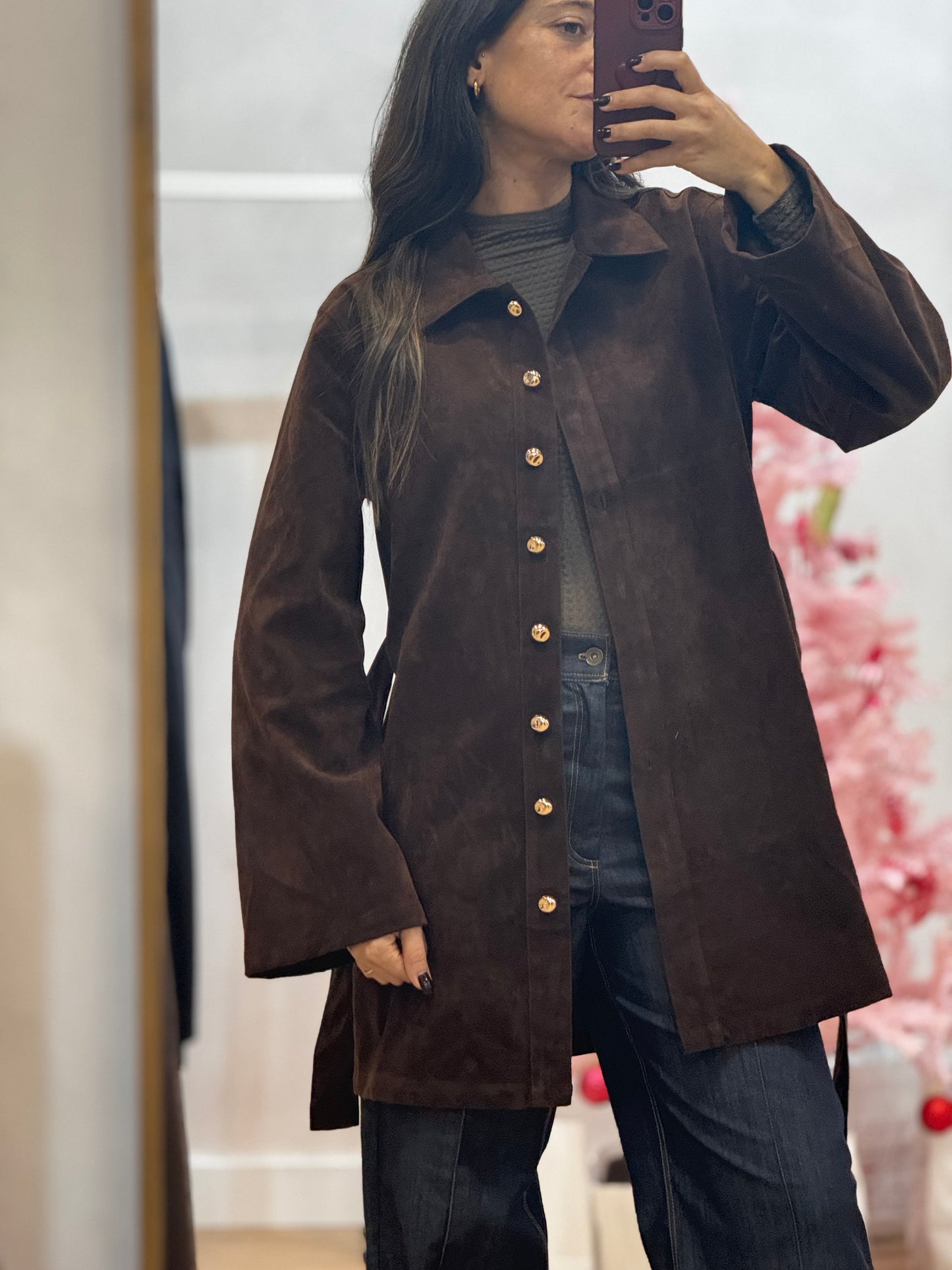 Vestido/Casaco Suede Siena