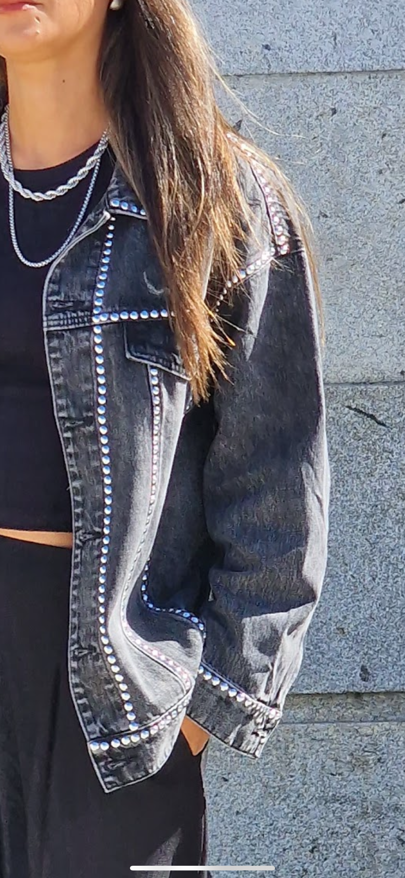 Jaqueta black stud