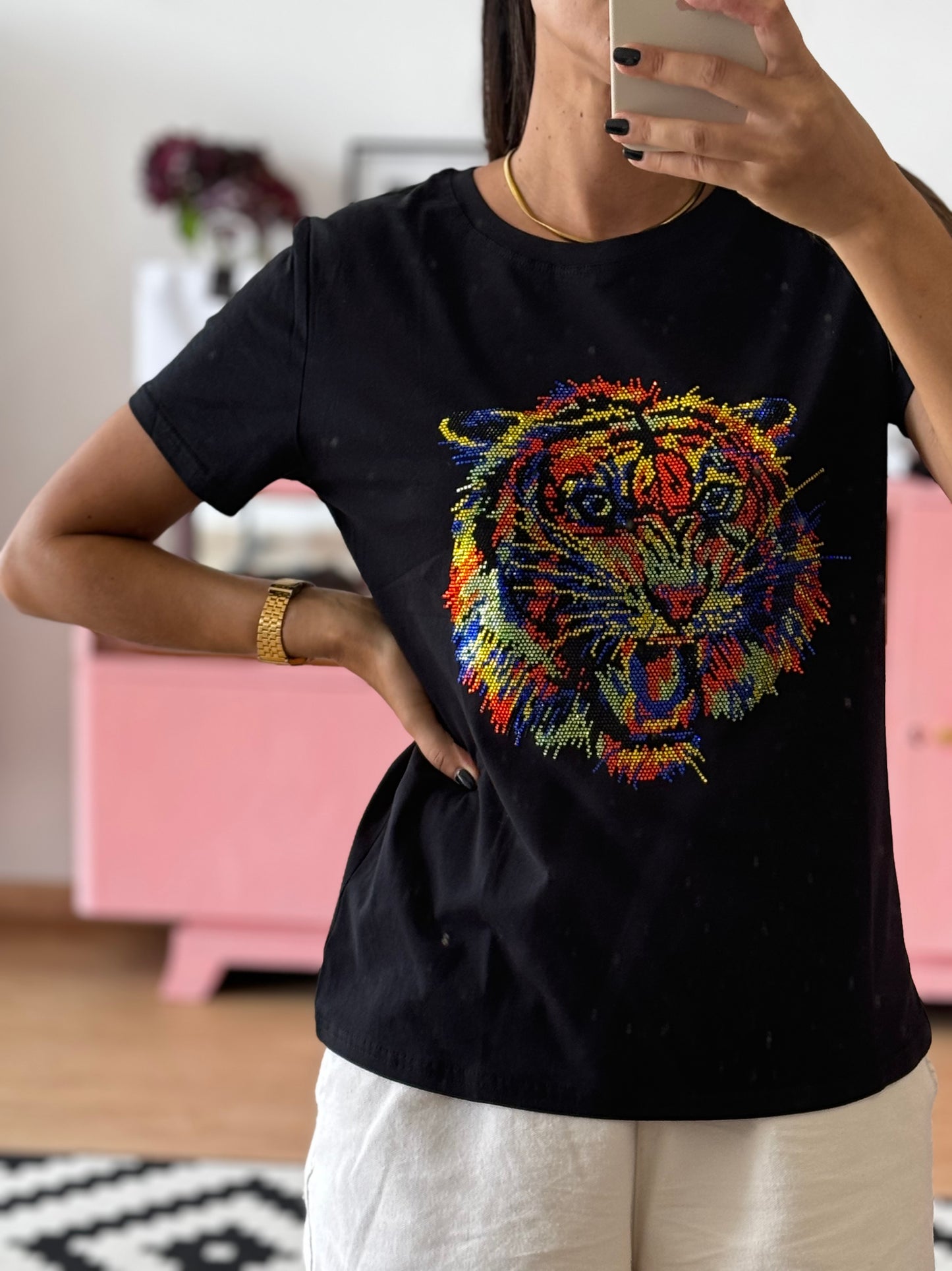 Tshirt tiger glitter