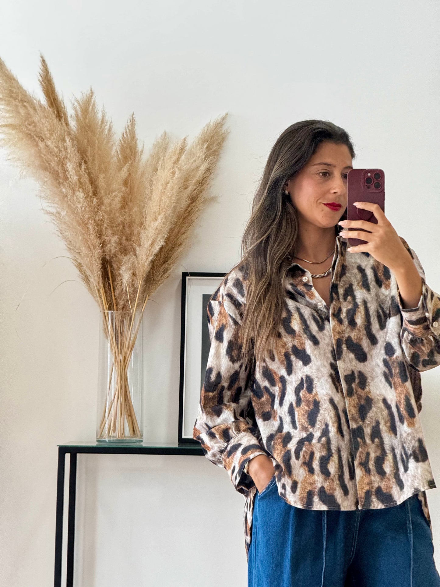 Camisa oversized Leona