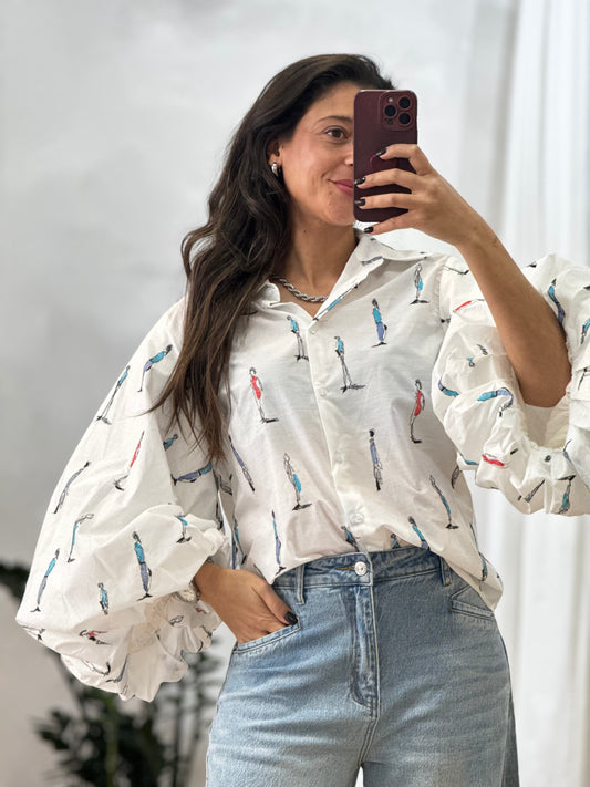 Camisa bordada Womie