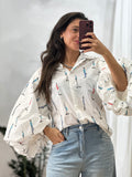 Camisa bordada Womie