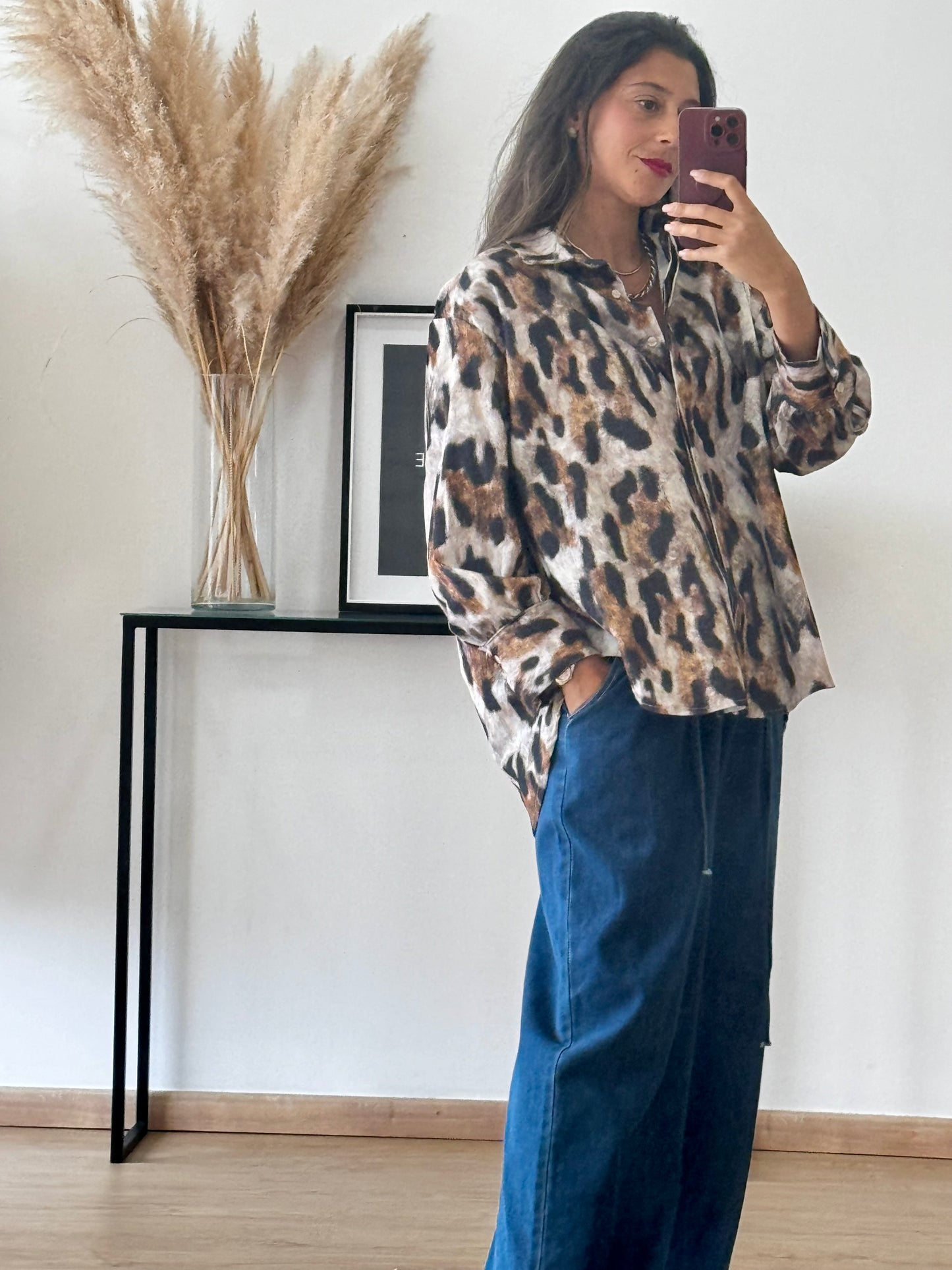 Camisa oversized Leona