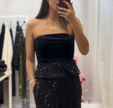 Top Noir Sequin