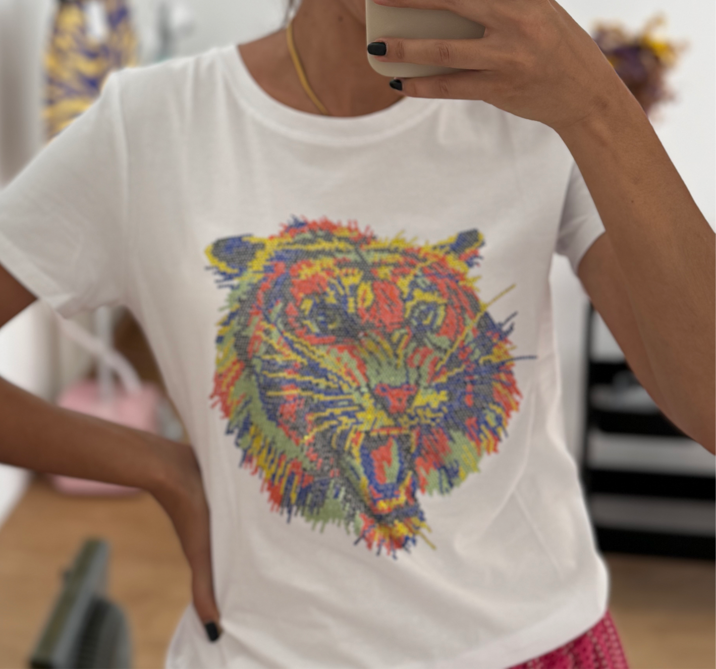 Tshirt tiger glitter