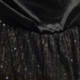 Top Noir Sequin
